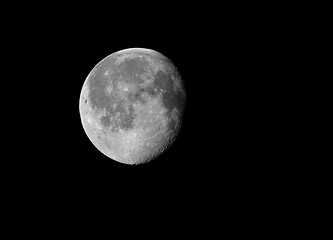 Image showing Waning gibbous moon