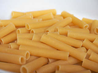 Image showing Ziti pasta detail