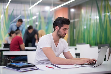 Image showing male student in classroom