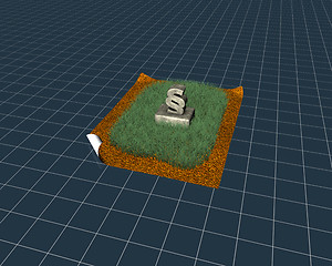 Image showing stone paragraph symbol - 3d rendering