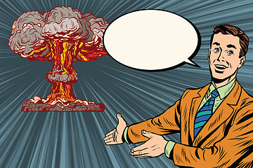 Image showing Nuclear explosion lecture on radiation safety