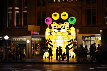 Image showing Chinese New Year Sydney Tiger display