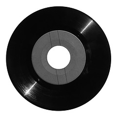 Image showing Vinyl record with gray label