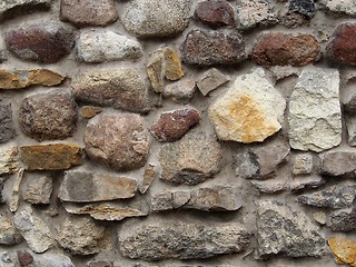 Image showing Wall from stones