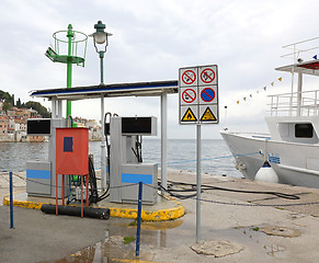 Image showing Marine Fueling Station