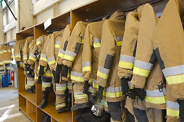 Image showing Fire fighter clothes