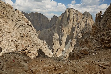 Image showing Dolomites mountain landscape