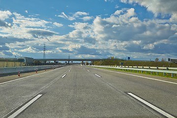 Image showing Driving on the Highway