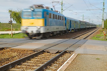 Image showing Trains pass by