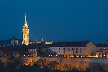 Image showing Budapest night scene