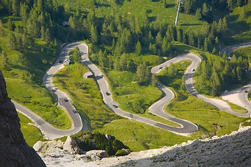 Image showing Alpine Road Pass