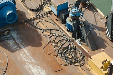 Image showing Rusty Industrial Ship