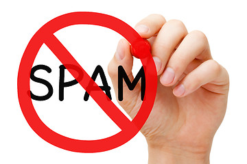 Image showing Spam Prohibition Sign Concept