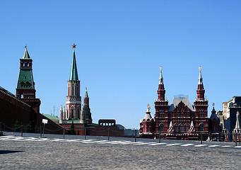 Image showing Red square in Moscow, Russian federation