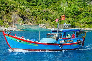 Image showing fishing boa