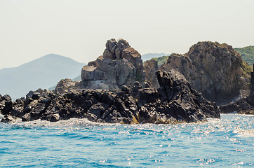 Image showing Rocky shore