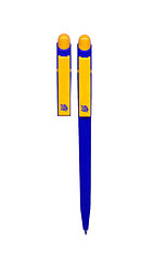 Image showing pen yellow blue