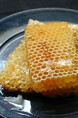 Image showing Honeycomb close up