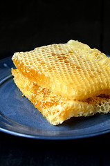 Image showing Honeycomb close up