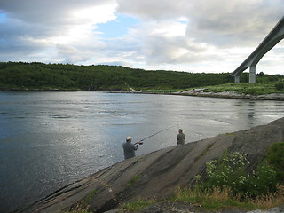 Image showing Fishing in Saltstraumen