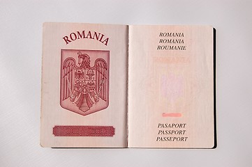 Image showing opened pasport