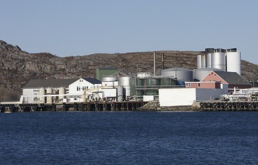 Image showing Norwegian harbour.