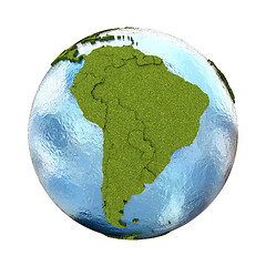 Image showing South America on planet Earth