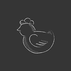 Image showing Chick. Drawn in chalk icon.