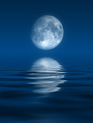 Image showing Blue Moon