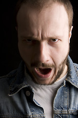 Image showing man screaming