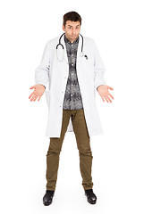 Image showing Male doctor, concept of healthcare and medicine