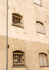 Image showing Bars on prison windows