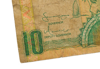 Image showing 10 Gambian dalasi bank note