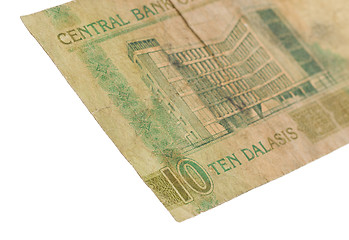 Image showing 5 Gambian dalasi bank note