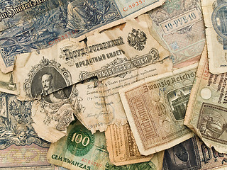 Image showing Old Money Background