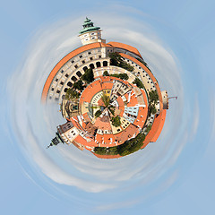 Image showing Planet of church in city Mikulov