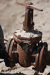 Image showing Corroded valve