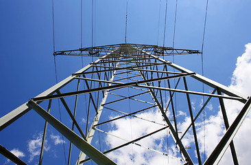 Image showing Modern Power Pole