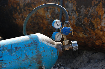 Image showing Oxigen tank