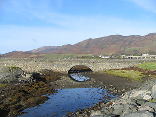 Image showing Eilean Donan Castle Bridge