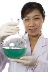 Image showing Scientist with Test Tube