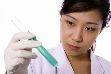 Image showing Scientist with Test Tube