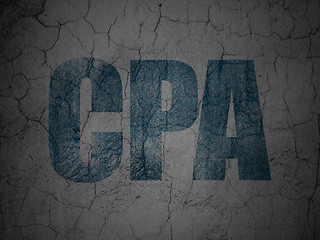 Image showing Business concept: CPA on grunge wall background