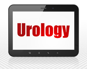 Image showing Health concept: Tablet Pc Computer with Urology on display