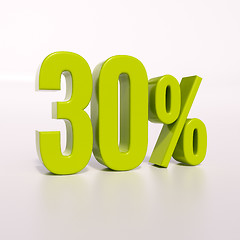 Image showing Percentage sign, 30 percent