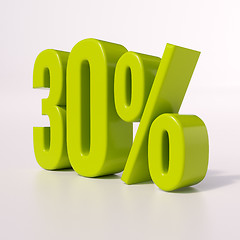 Image showing Percentage sign, 30 percent