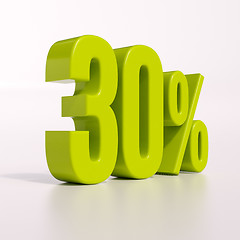 Image showing Percentage sign, 30 percent