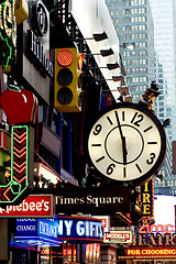 Image showing 42nd street and Times Square