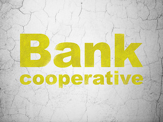 Image showing Currency concept: Bank Cooperative on wall background