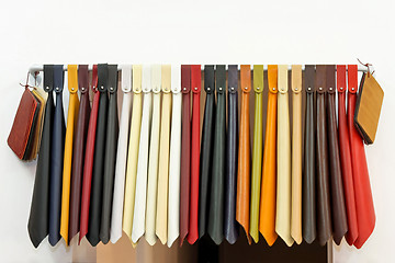 Image showing Leather samples 2